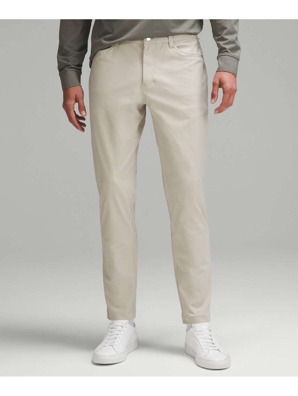 Lululemon ABC Slim-Fit 5-Pocket Pants Khaki Tan Men’s Size 33 32” Inseam